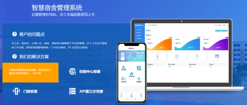 人才公寓智能門鎖平臺